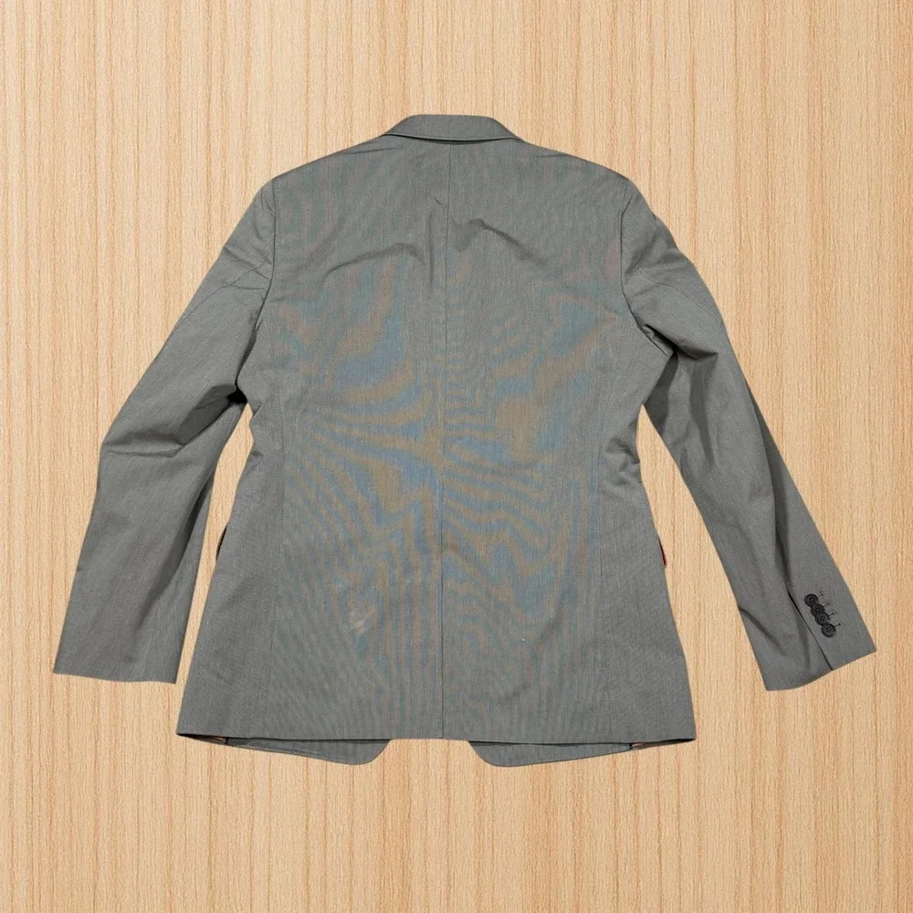 Banana Republic Tailored‎ Fit Blazer Gray Cotton 2-Button Sport Coat 42R 932416